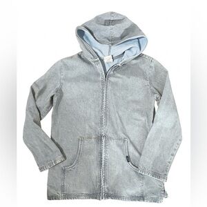 Vintage chic  Denim zip up